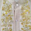 Guayabera en lino, con pechera bordada a mano de San Antonino - Imagen 2