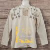 Camisa de manta con magueyes bordados a mano
