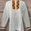 Guayabera en lino, con pechera de cadenilla del Istmo de Tehuantepec - Imagen 2